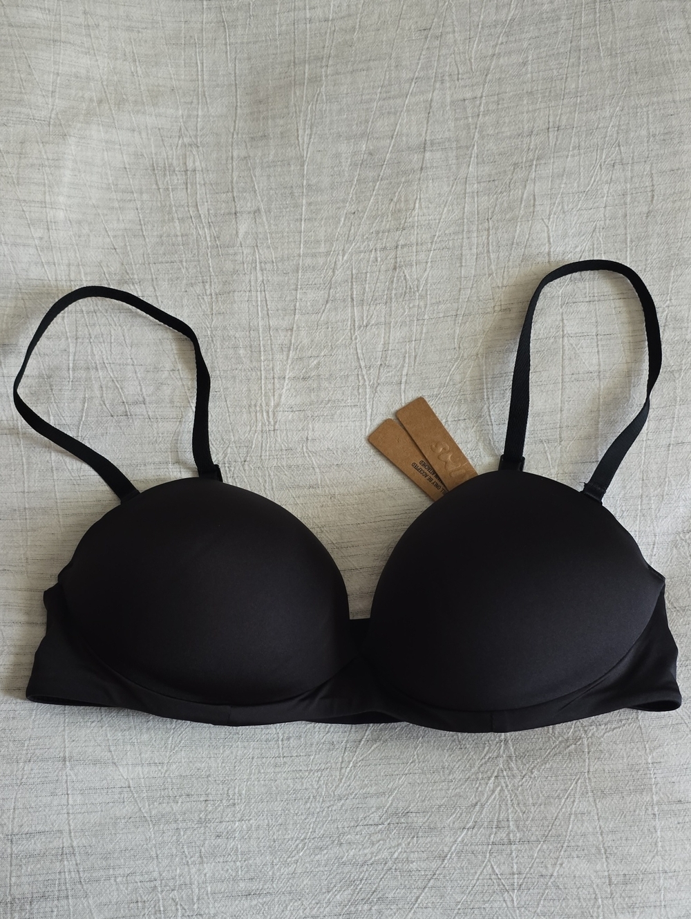 SKIMS Ultimate Push Up Strapless Bra Size:34C Onyx